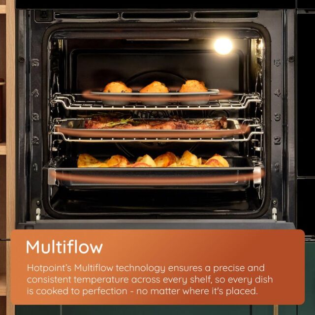 Hotpoint HO458HBUK Built-In Single Oven - Black