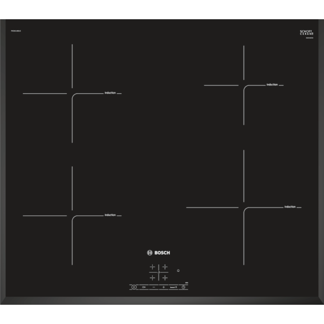Bosch PIE651BB1E, Induction hob