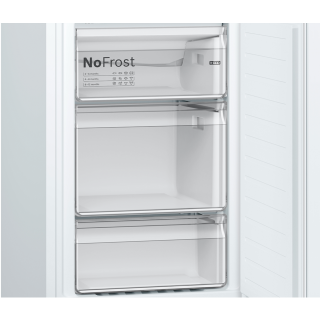 Bosch KGN34NWEAG, Free-standing fridge-freezer with freezer at bottom
