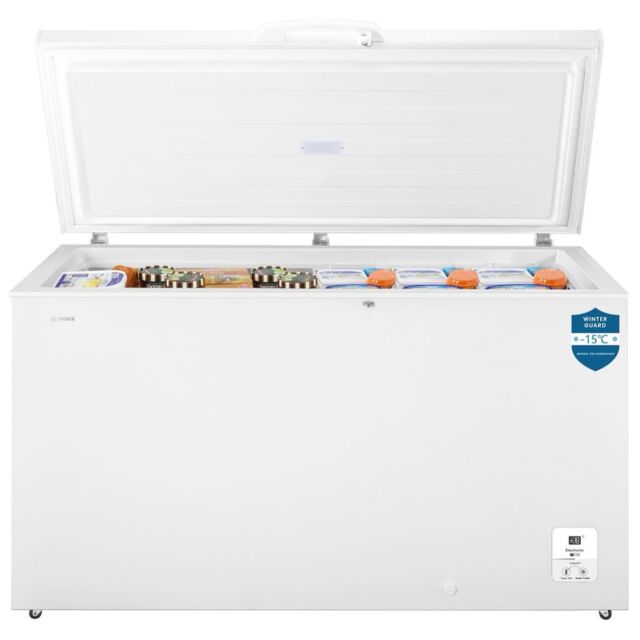 Teknix CH420 420L Chest Freezer - White