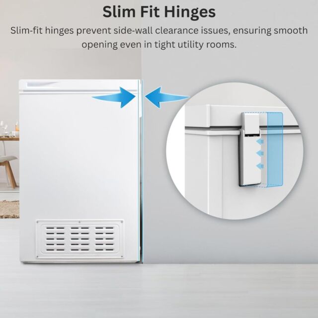 Teknix CH420 420L Chest Freezer - White