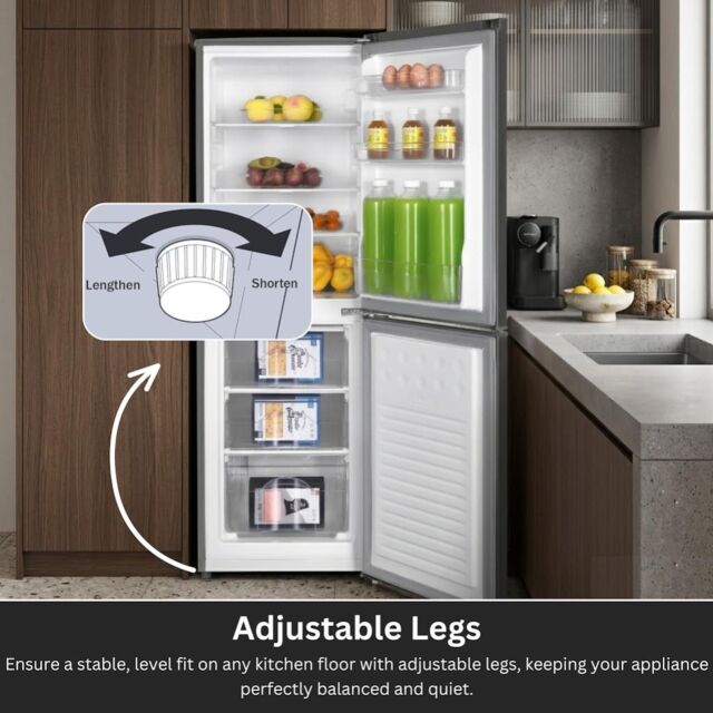 Teknix STF1448S 50/50 Fridge Freezer Static - Silver