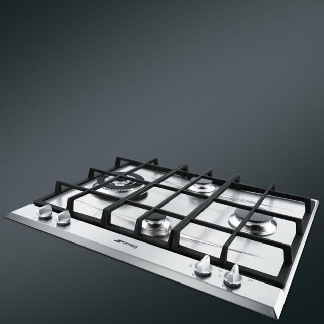 Smeg P261XGH 60cm Cucina Gas Hob, Stainless Steel