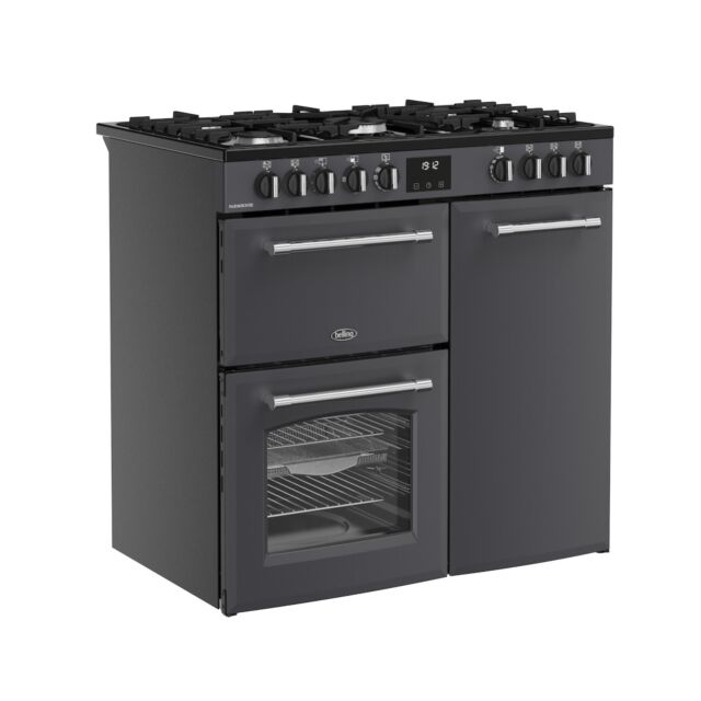 Belling RCA FARMHOUSE 90DF 90cm Dual Fuel Range Cooker - Anthracite