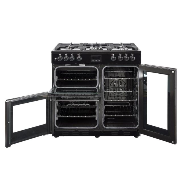 Belling  Cookcentre 90DFT B 90cm Dual Fuel Range Cooker