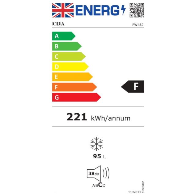 CDA FW482 Integrated In-Column Freezer