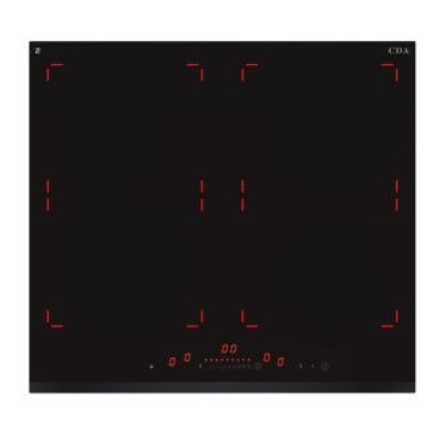 CDA HN6860FR 60cm Hoodconnect Induction Hob