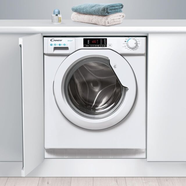 Candy CBW49D1W4-80 Candy 9Kg 1400 Spin Built In Washer 10 Years Parts + 1 Years Labour Warranty