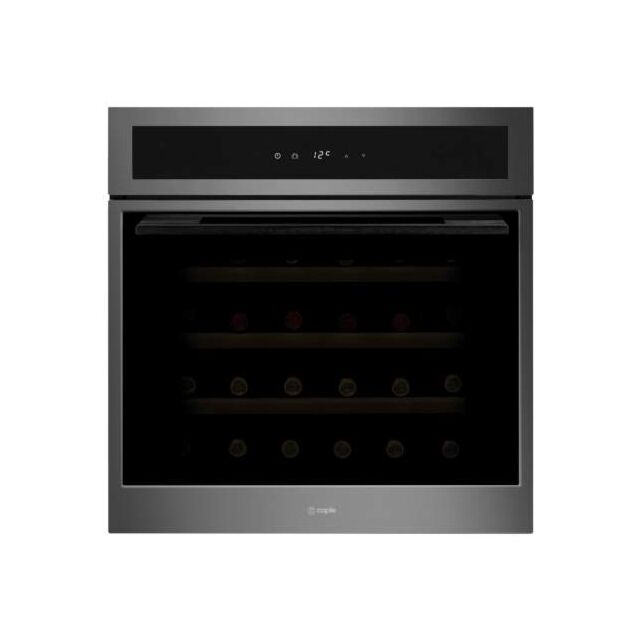 Caple WC6100GM Caple 60Cm Single Zone Gunmetal Wine Chiller 2 Years Warranty