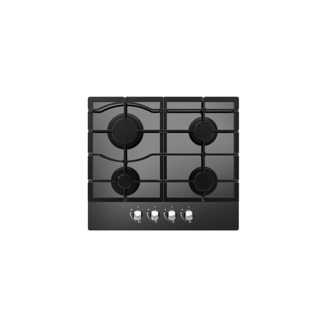 Cata UBGOG601BK Cata 60Cm Gas On Glass 4 Burner Gas Hob 2 Years Warranty
