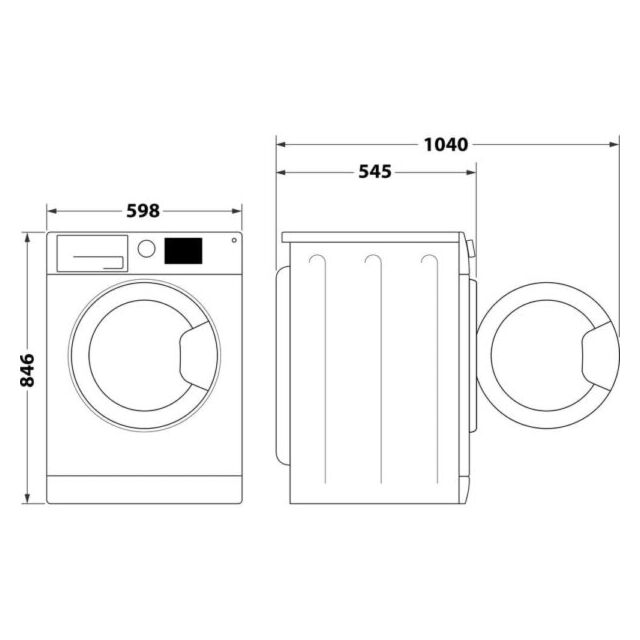 Hotpoint CHSD82MBBUK Hotpoint 8Kg Heat Pump Condenser Tumble Dryer 