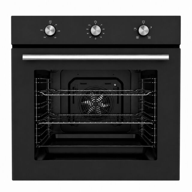IKON IK60MBK Ikon Built In Fan Oven Black 2 Years Warranty