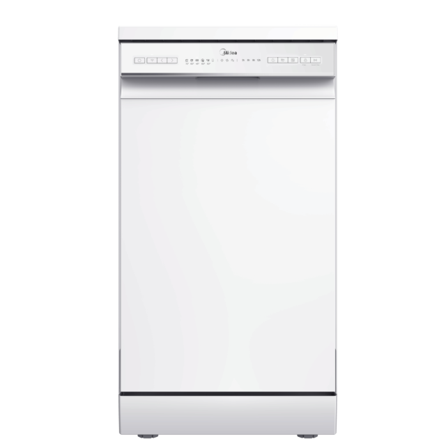 Midea MDWEF1034CW Midea 45Cm 9Plc Dishwasher White 5 Years Warranty