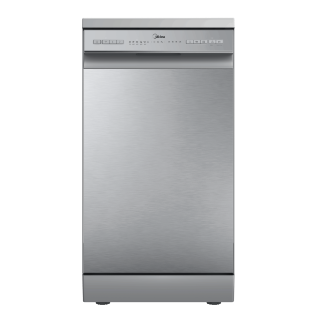 Midea MDWEF1034CS Midea 45Cm 9Plc Dishwasher Silver 5 Years Warranty