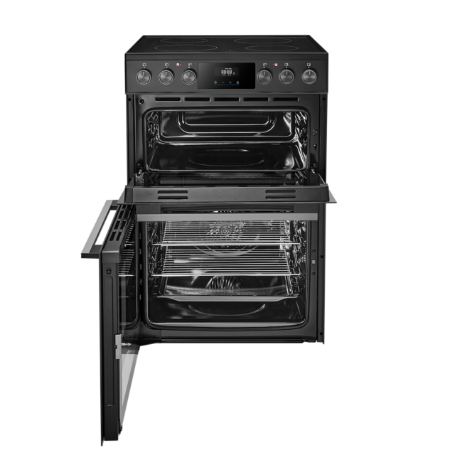 Midea MFO24EME4118-BK Midea 60Cm Ceramic Double Oven Cooker 2 Years Warranty