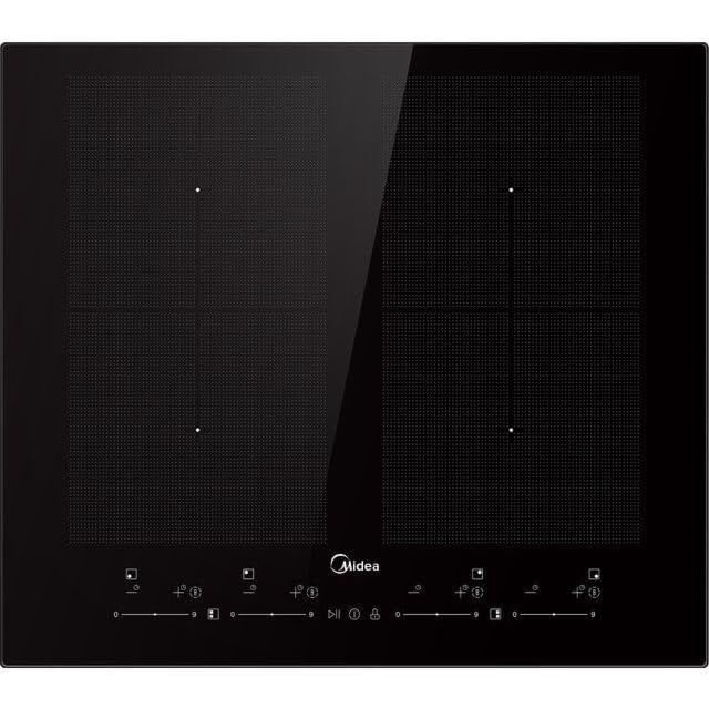 Midea Mih742f558k2 Twin Bridge 7.4Kw 60Cm Induction Hob 2 Years Warranty