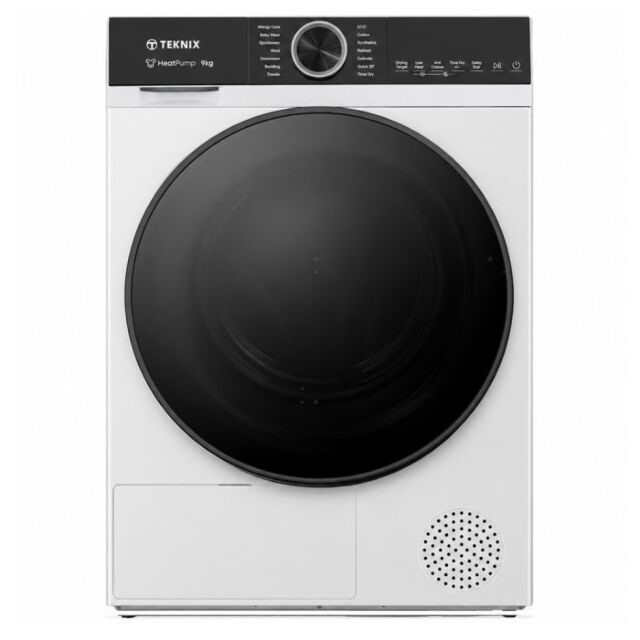 Teknix TK2HPMA9W1 Teknix 8Kg Heat Pump Tumble Dryer White 2 Years Warranty(Must Register)