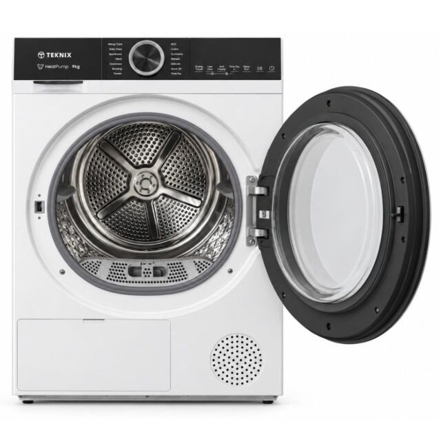 Teknix TK2HPMA9W1 Teknix 8Kg Heat Pump Tumble Dryer White 2 Years Warranty(Must Register)