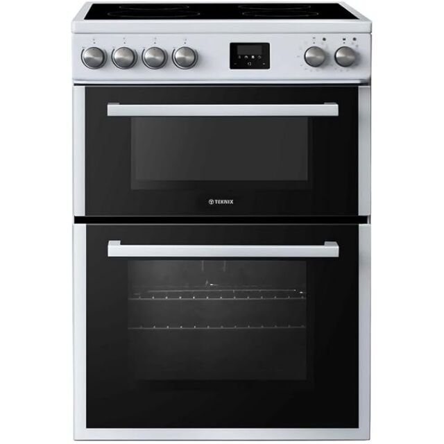 Teknix TKED64W/2 Teknix 60Cm Double Cooker 2 Years Warranty
